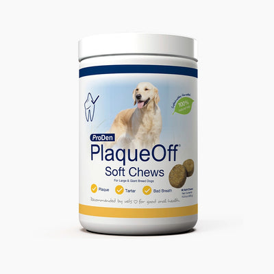 PlaqueOff Large/Giant Breed Soft Chews Dog Treat 45ct