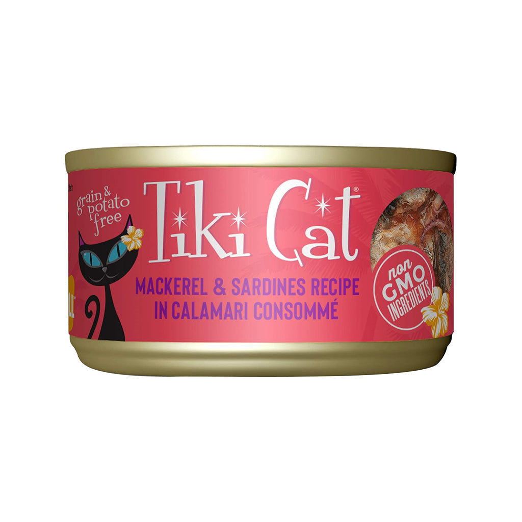 Grill Mackerel & Sardine in Calamari Consomme Grain-Free Canned Cat Food 2.82oz