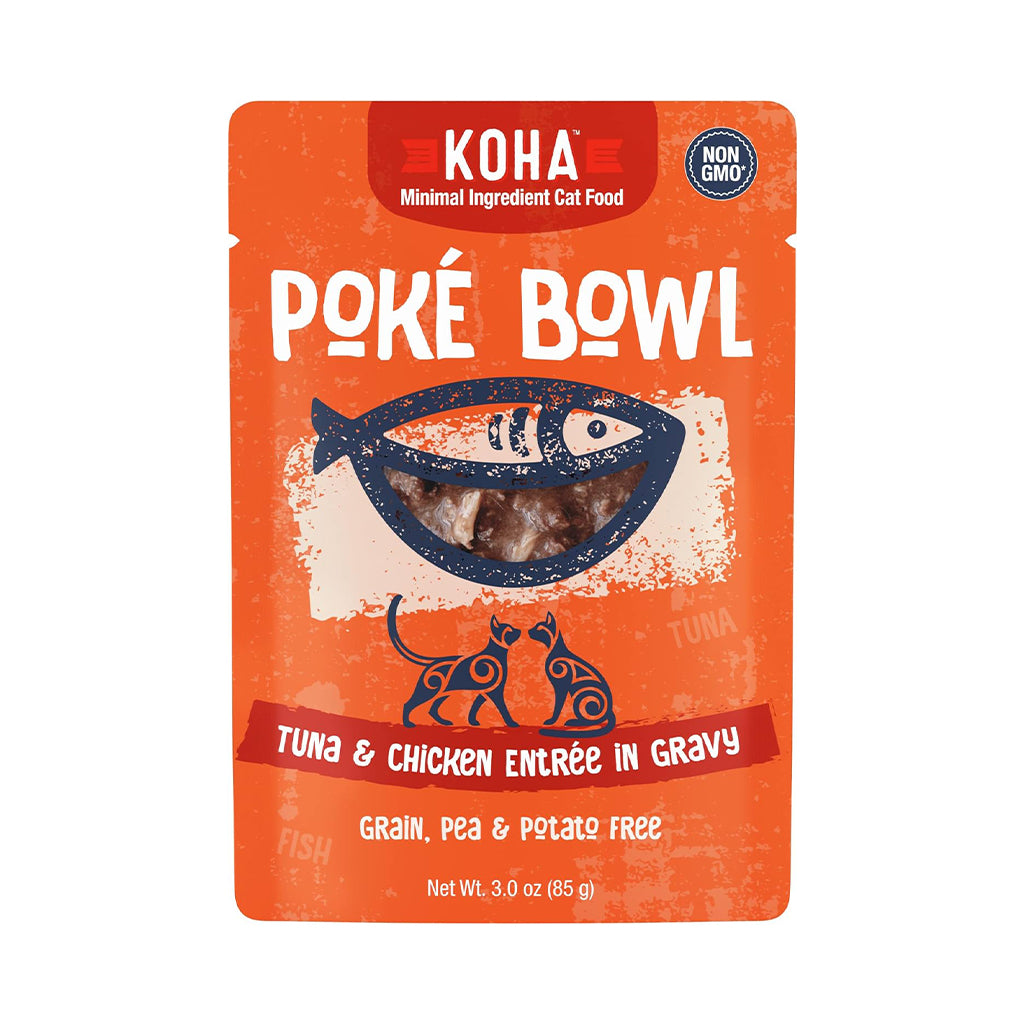 Poke Bowl Tuna & Chicken Entree in Gravy Pouch 3oz