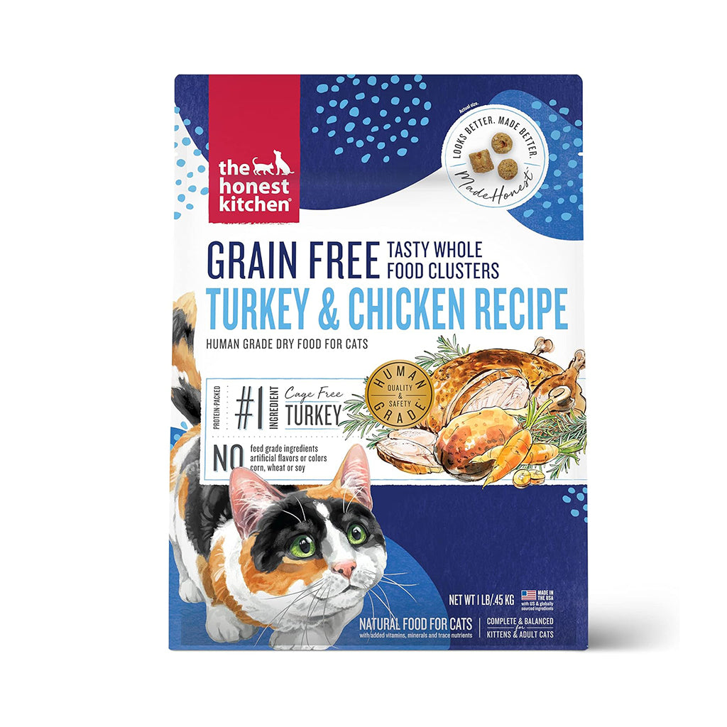 Whole Food Clusters Grain-Free Turkey & Chicken Dry Cat Food 4lb