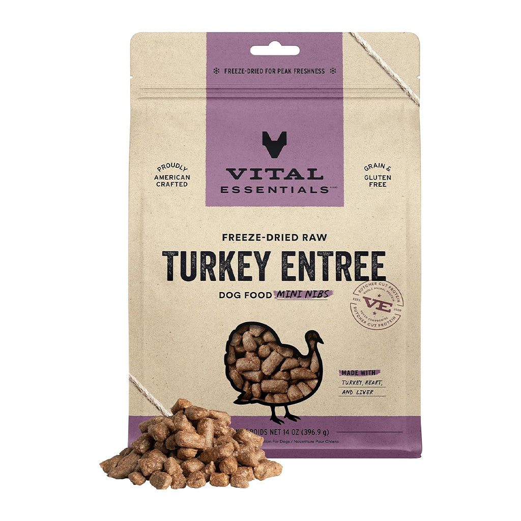 Freeze-Dried Raw Turkey Mini Nibs Dog Food