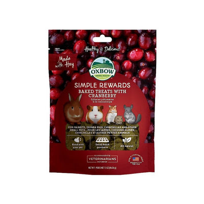 Simple Rewards Baked Cranberry Treats 3oz