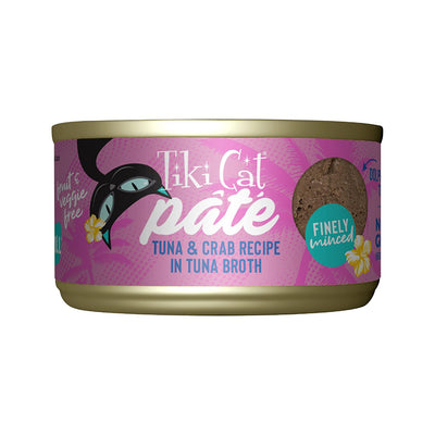 Grill Tuna & Crab Recipe in Tuna Broth Pate Grain-Free Canned Cat Food 2.82oz