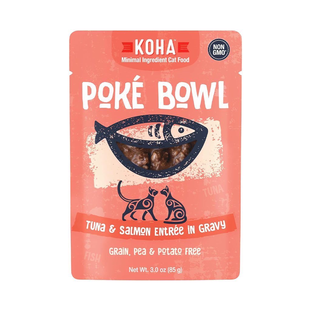 Poke Bowl Tuna & Salmon Entree in Gravy Pouch 3oz