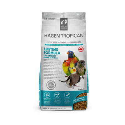 Tropican Parrot Food Lifetime Formula 2mm Granules