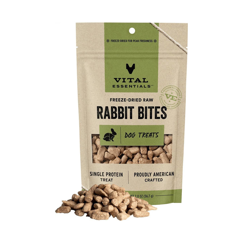 Freeze-dried Rabbit Bites Treats for Dogs