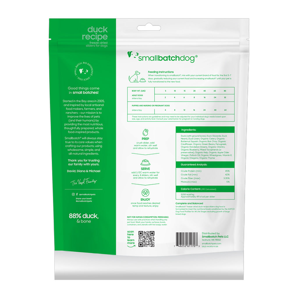 Duck Batch Freeze-dried Raw