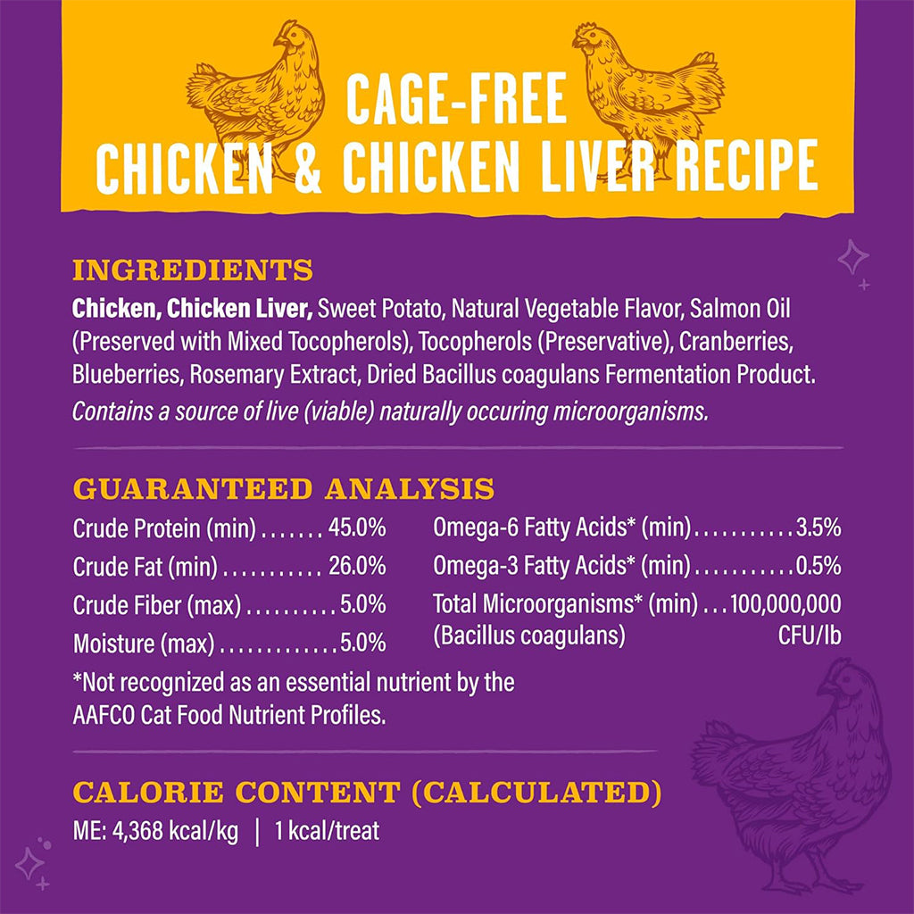 Meowfulls Cage-Free Chicken & Chicken Liver Recipe 1.5 oz