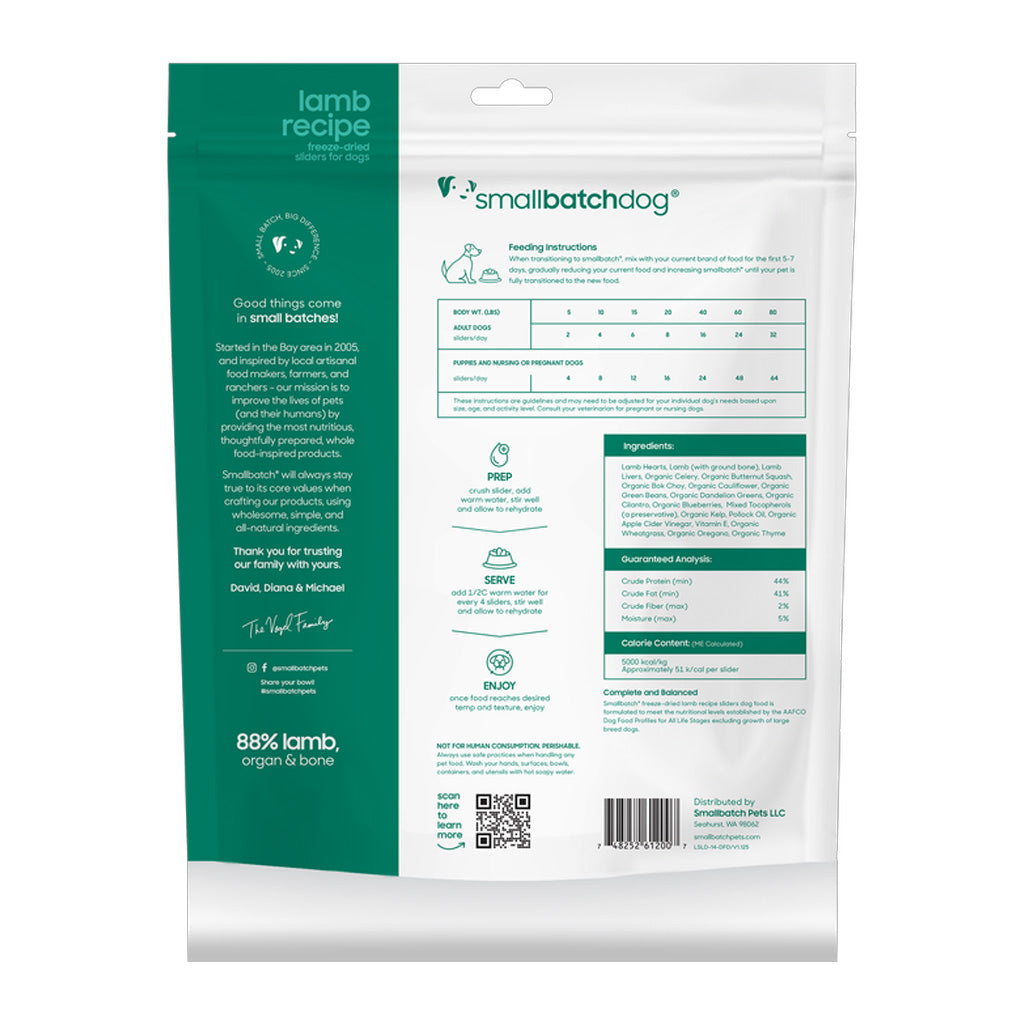 Lamb Batch Freeze-dried Raw 14oz