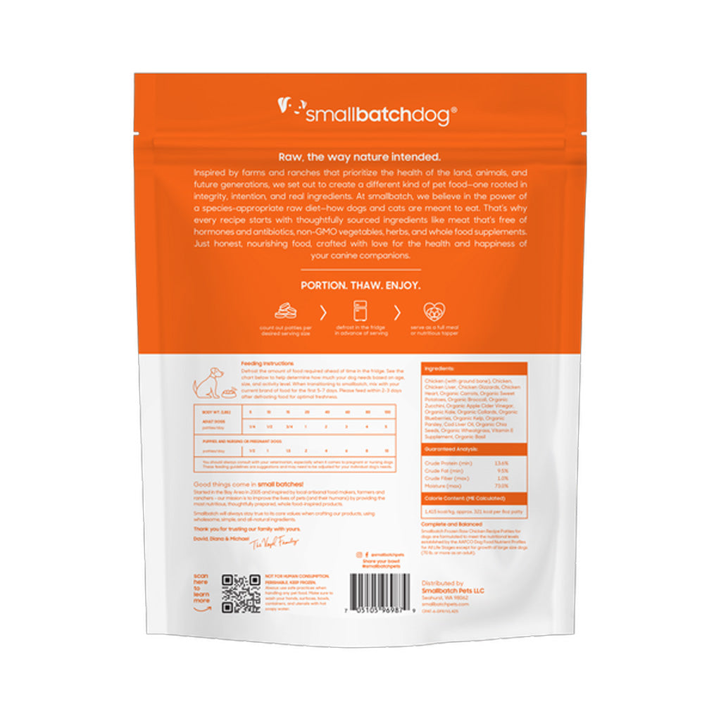 Chicken Batch Frozen Raw for Dogs