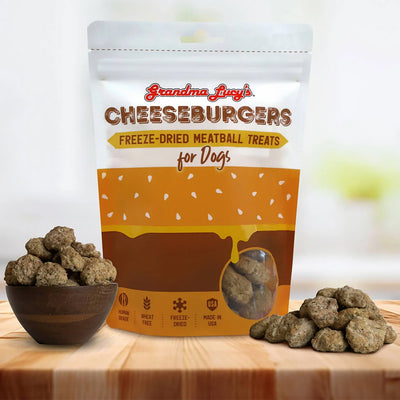 Freeze-Dried Meatball Treats - Cheeseburgers