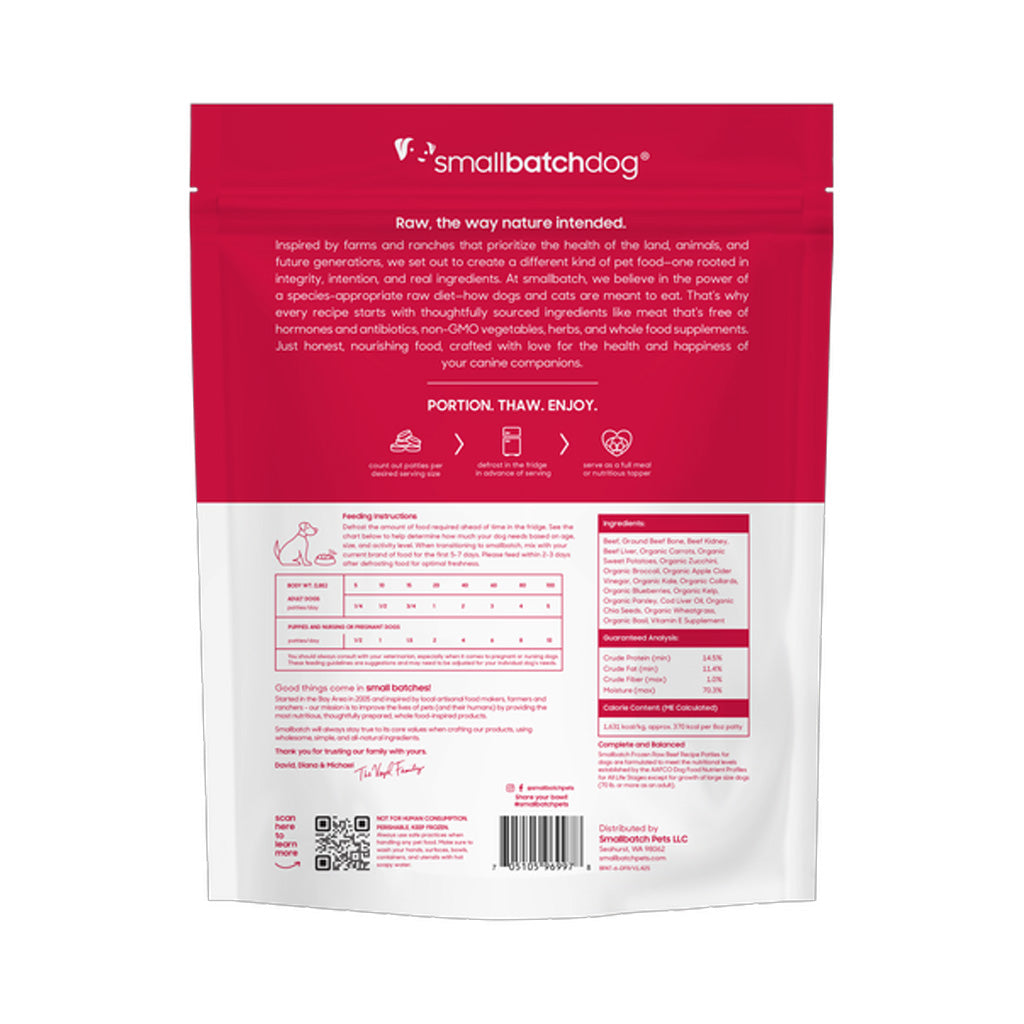 Beef Batch Frozen Raw for Dogs