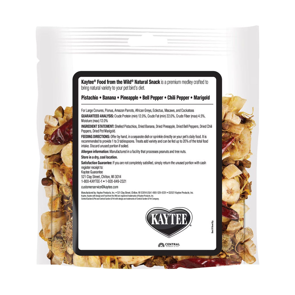 Food from the Wild Natural Snack for Large Birds 3oz