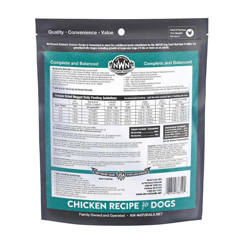 Chicken Recipe Freeze-dried Raw