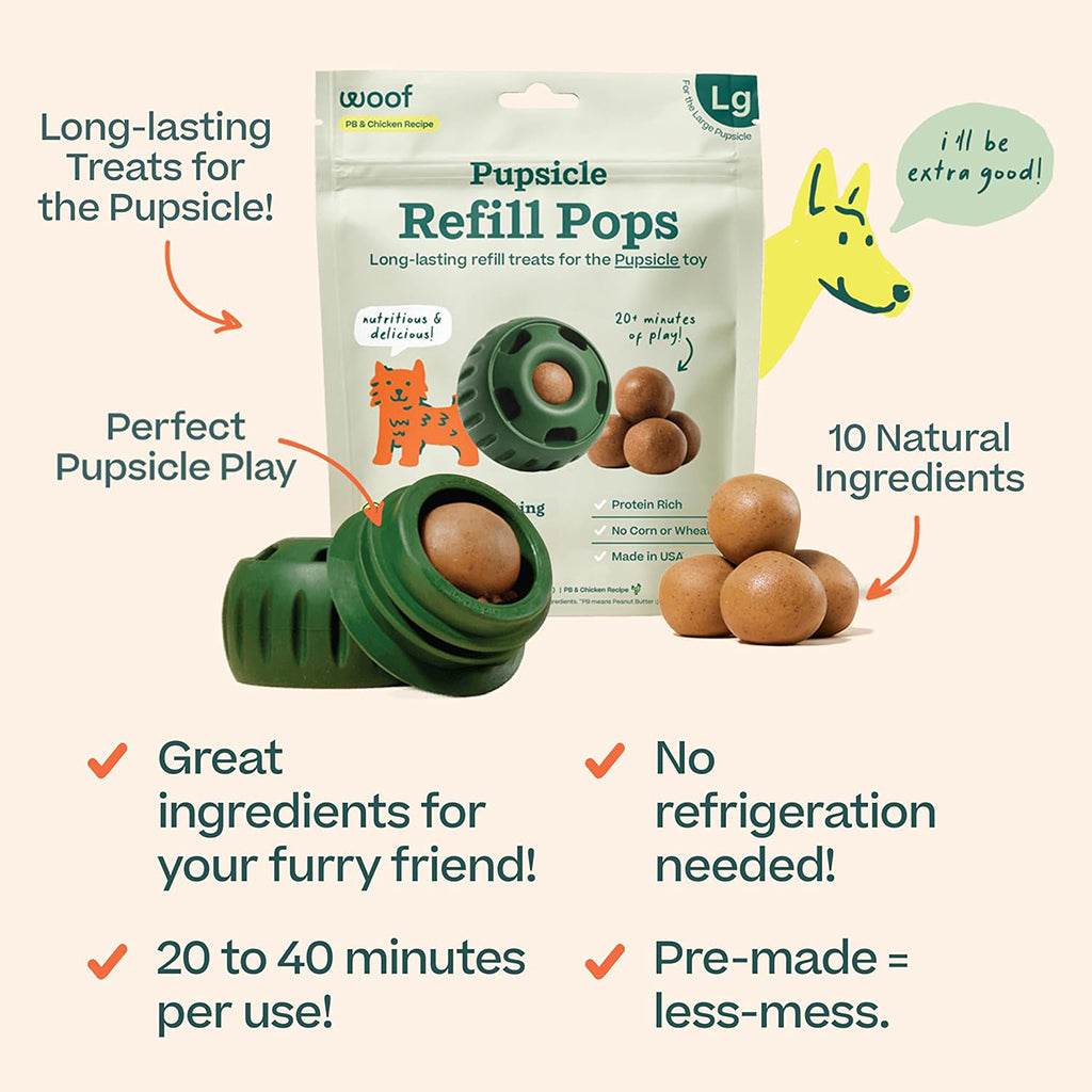 Pupsicle Pops Refills Peanut Butter & Chicken Recipe