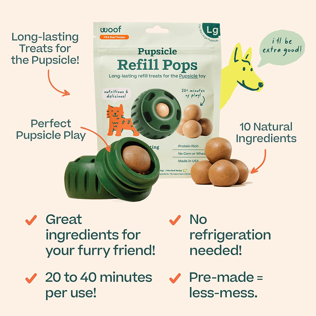 Pupsicle Pops Refills Peanut Butter & Beef Recipe