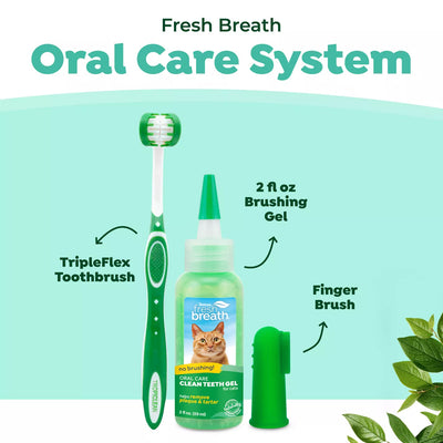 Fresh Breath Toothbrush Kit for Cats