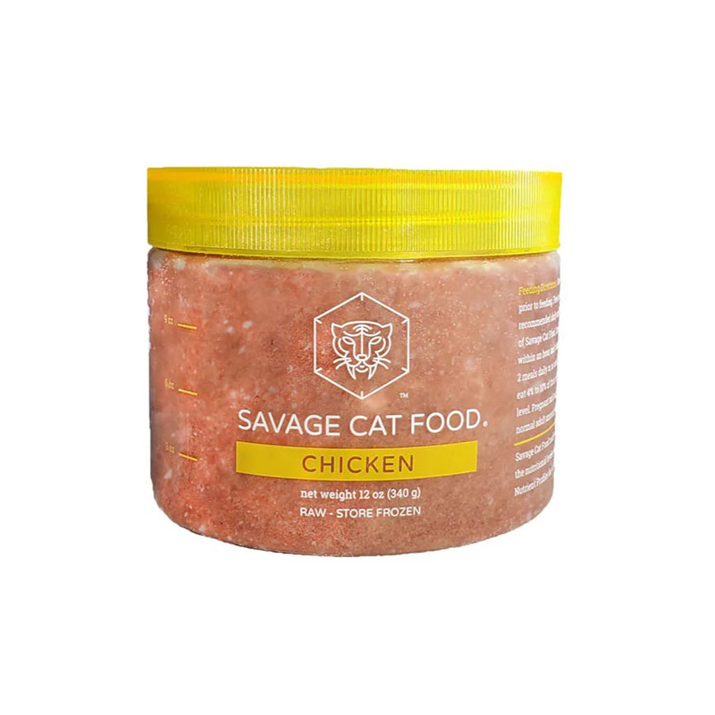 Savage Cat Frozen Raw Chicken