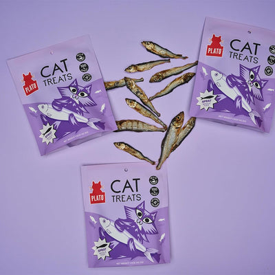 Whole Sprat Air-Dried Treats for Cats