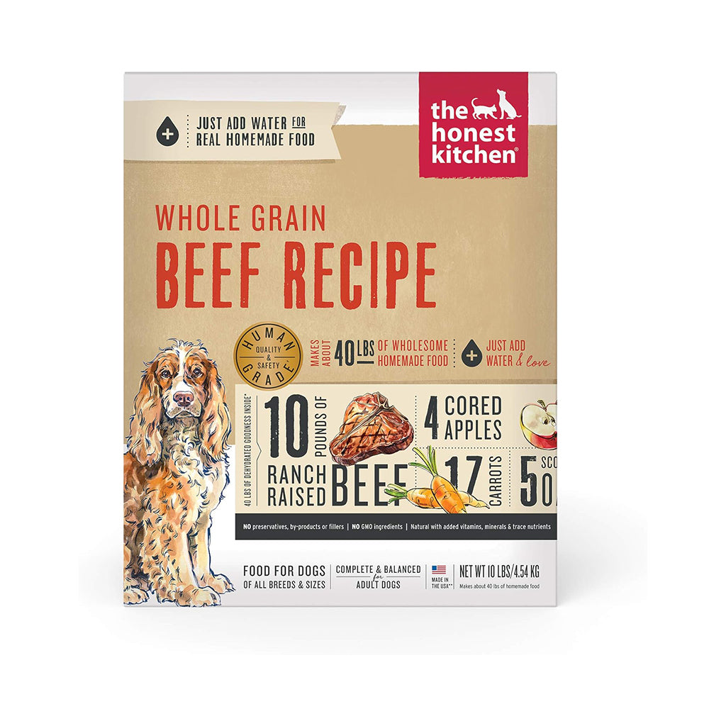Whole Grain Beef Dehydrated Recipe for Dogs