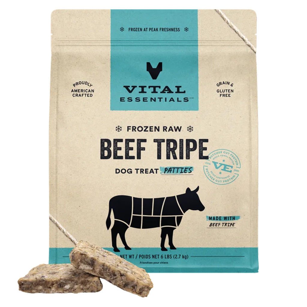 Frozen Beef Tripe Patties 6lb
