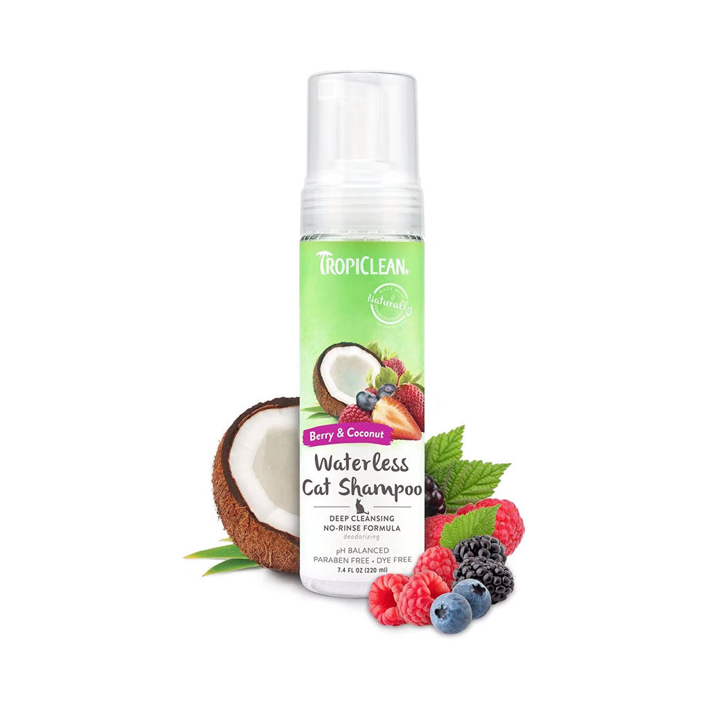 Berry & Coconut Deep Cleansing Waterless Shampoo for Cats