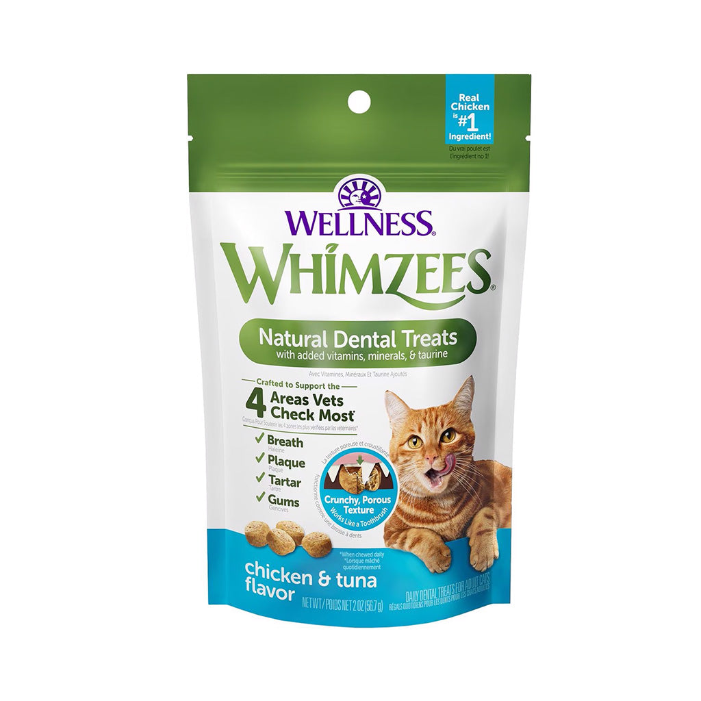 Natural Dental Treats Chicken & Tuna Flavor for Cats 2oz