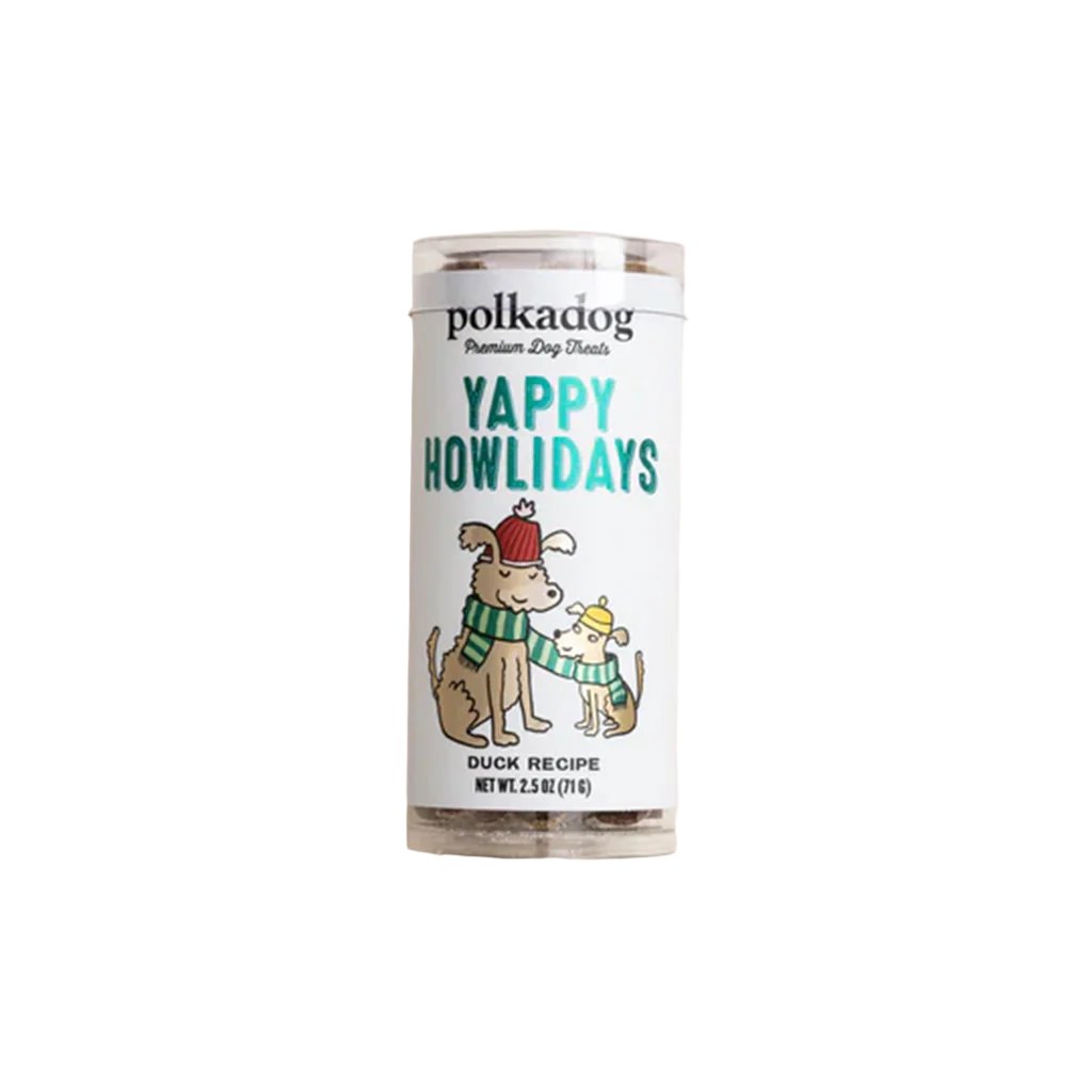 Yappy Howlidays Duck Recipe Dog Treats 2.5oz