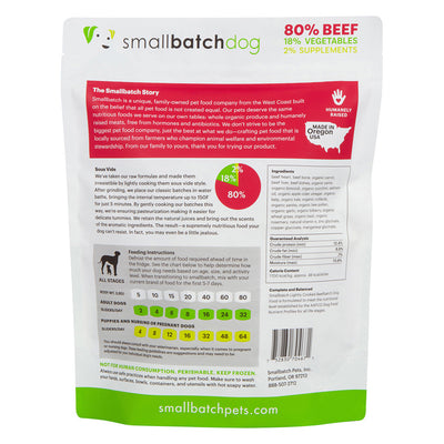 Lightly Cooked Beef Batch 5lb