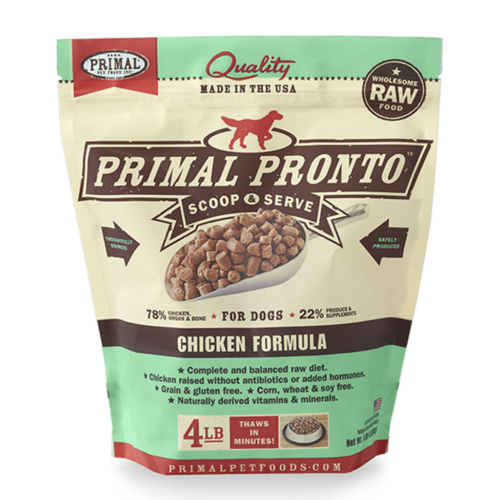 Chicken Pronto Frozen Raw for Dogs 4lb