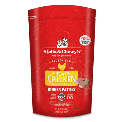 Frozen Raw Chewy’s Chicken Dinner Patties