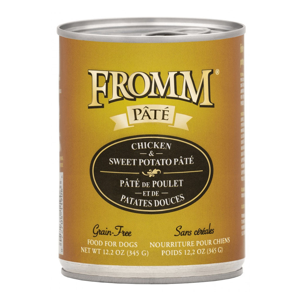 Chicken & Sweet Potato Pate Canned Food for Dogs 12.2oz