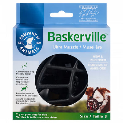 Ultra Black Muzzle for Dogs