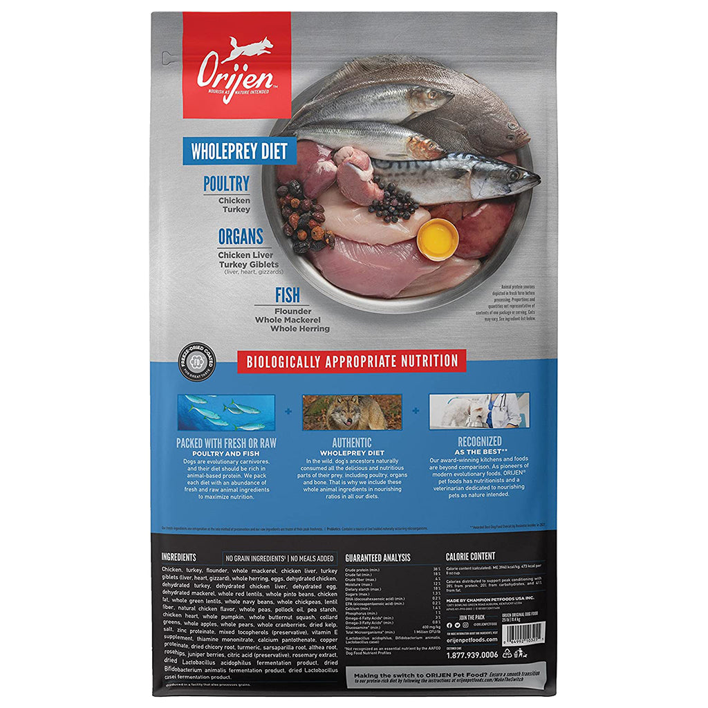 Orijen original dry dog food hotsell