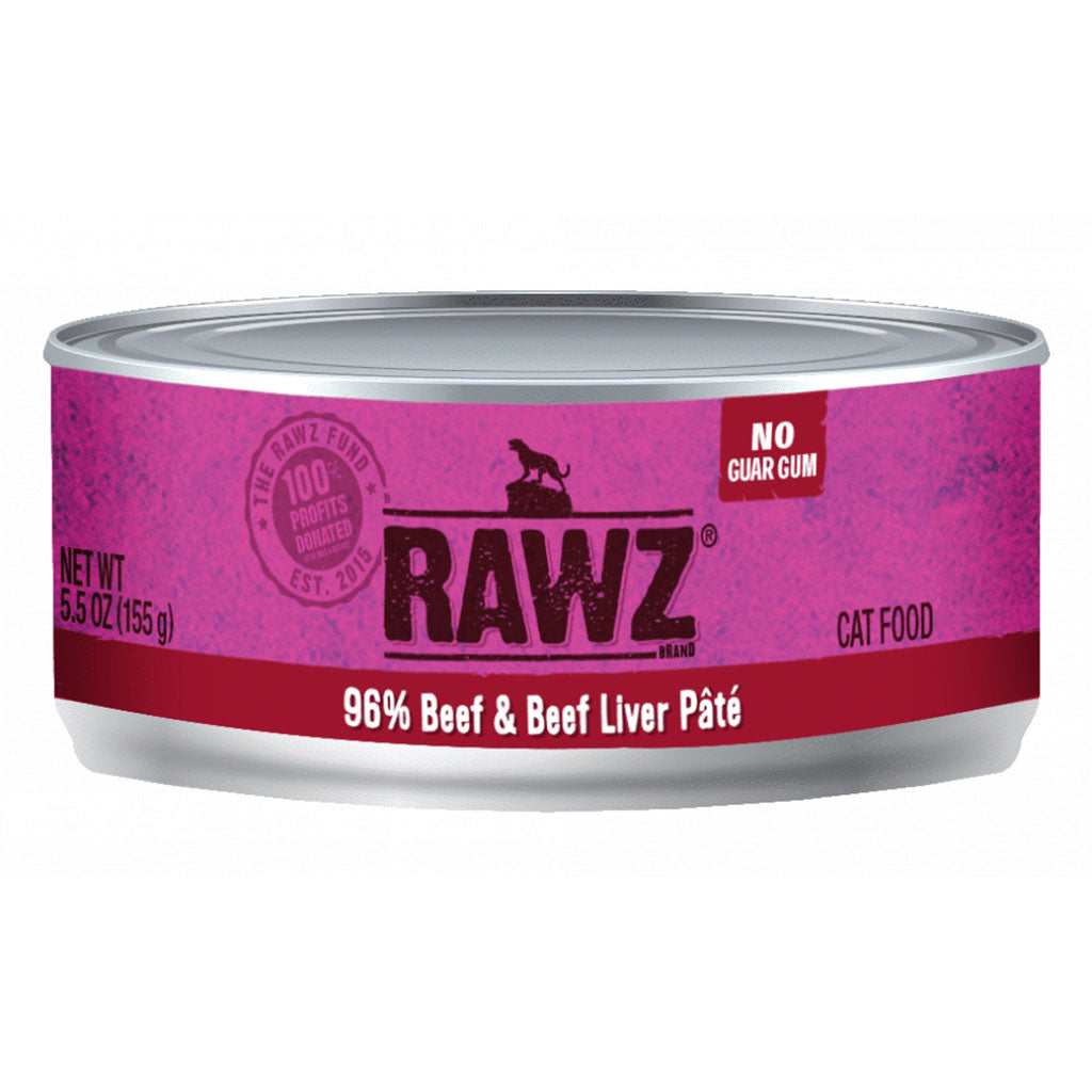 Beef & Beef Liver Pate Canned Food for Cats 5.5oz