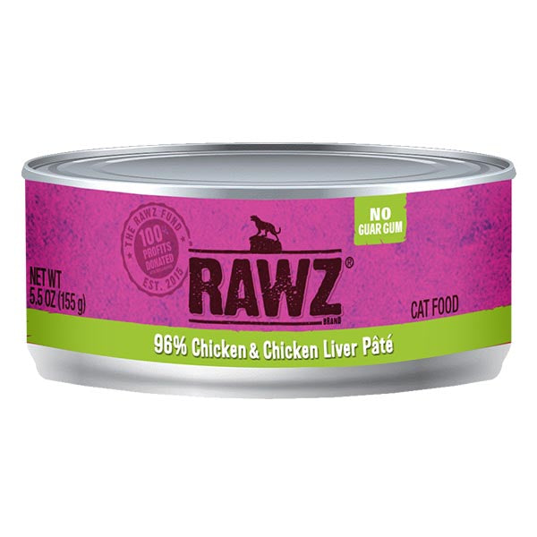 Chicken & Chicken Liver Pate Canned Food for Cats 5.5oz