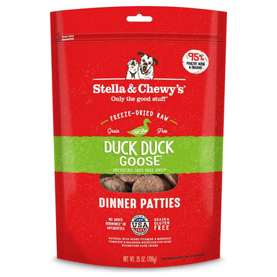 Duck Duck Goose Freeze-dried Raw Dinner Patties