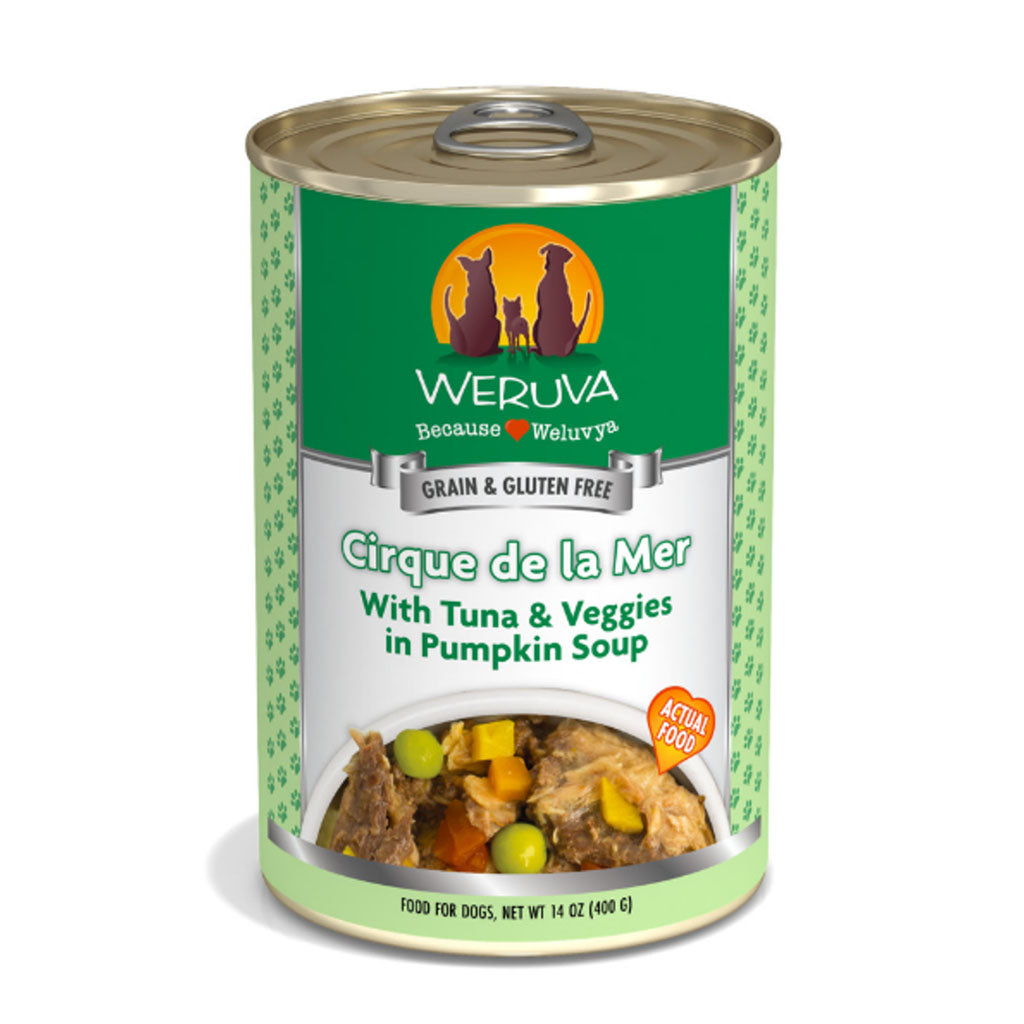 Cirque De La Mer with Tuna & Veggies in Pumpkin Soup Canned Food for Dogs 14oz