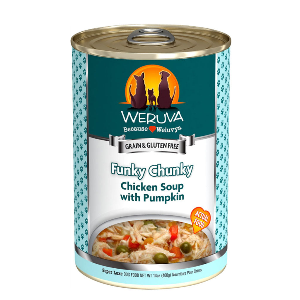 Funky Chunky Chicken Soup with Pumpkin Canned Food for Dogs 14oz