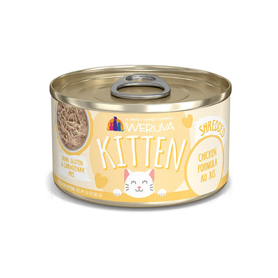 Shredded Chicken Formula Au Jus Canned Food for Kittens 3oz