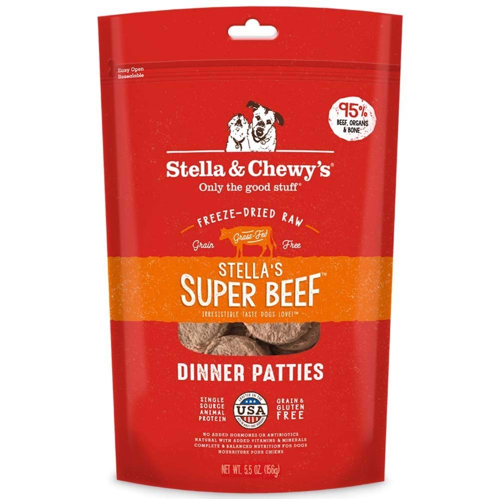 Freeze-dried Raw Dinner Patties Super Beef - Bancroft Pet Shop