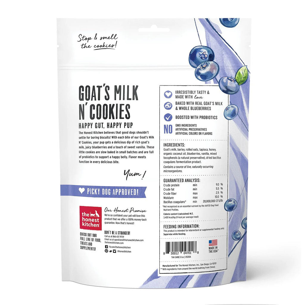 Goat's Milk N' Cookies: Blueberries & Vanilla