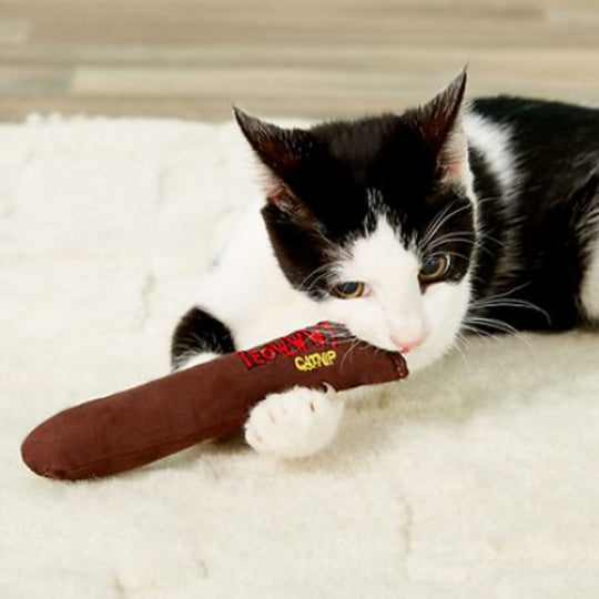 Shiyou-| Catnip Filled Cigar Toy | Promotes Play And Cat Health | Includes Organic Catnip Grown In North America | Feline And Cat Lover Approved