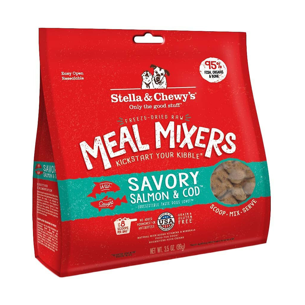 Savory Salmon & Cod Meal Mixers 3.5oz