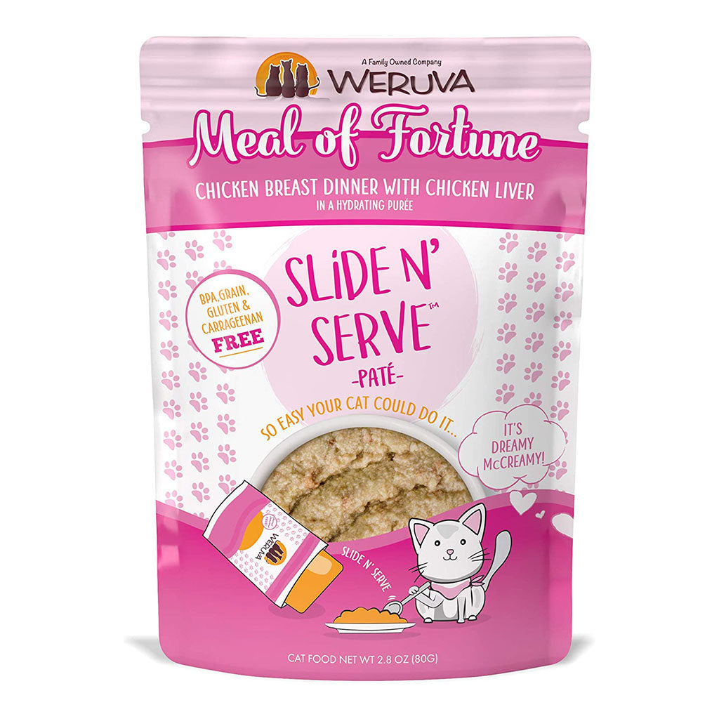 Meal of Fortune Chicken Breast Dinner with Chicken Liver Slide N' Serve Pate 2.8oz
