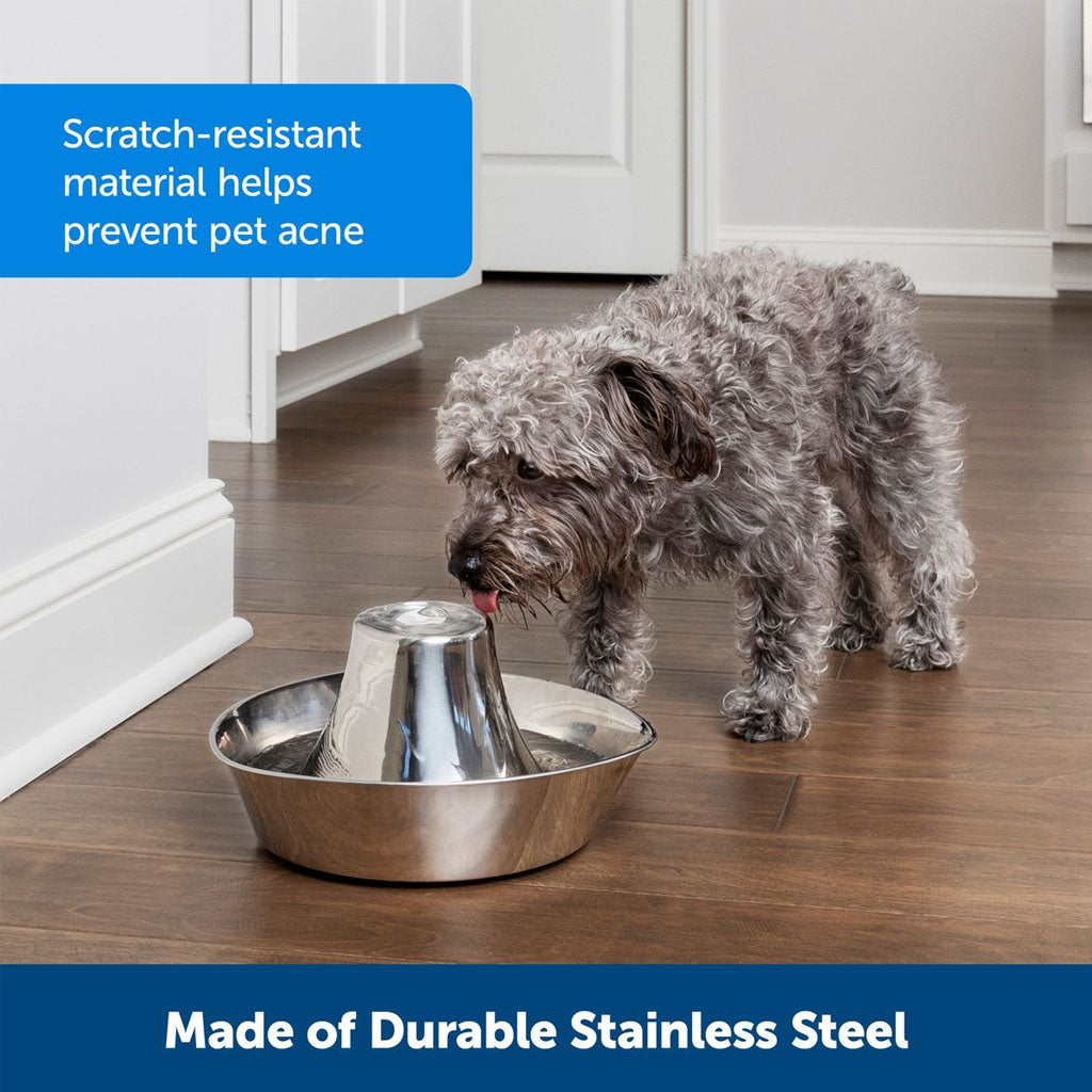 Metal dog water fountain best sale