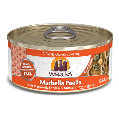 Marbella Paella with Mackerel, Shrimp & Mussels in Gravy Canned Food for Cats