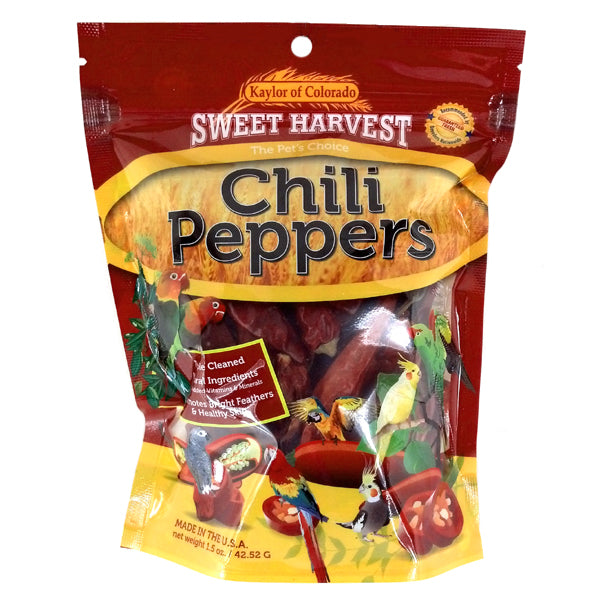 Sweet Harvest Chili Peppers Bird Treats 1.5oz