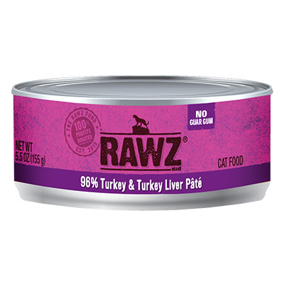 Turkey & Turkey Liver Pate Canned Food for Cats 5.5oz