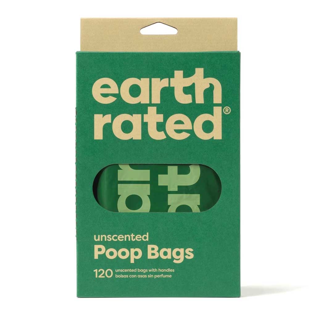 Unscented Handle Poop Bags 120ct